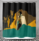Bathe in Style: Music-Themed Bathroom Curtain - Beyond T-shirts